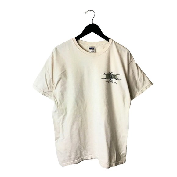 2007 Gildan Ride Sturgis Press Party T Shirt 00s Adult White L Large Graphic Tee - Picture 2 of 16